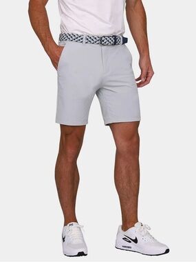 Avalon Golf MEN’S PERFORMANCE 7-INCH GOLF SHORTS: GRAY Size 30